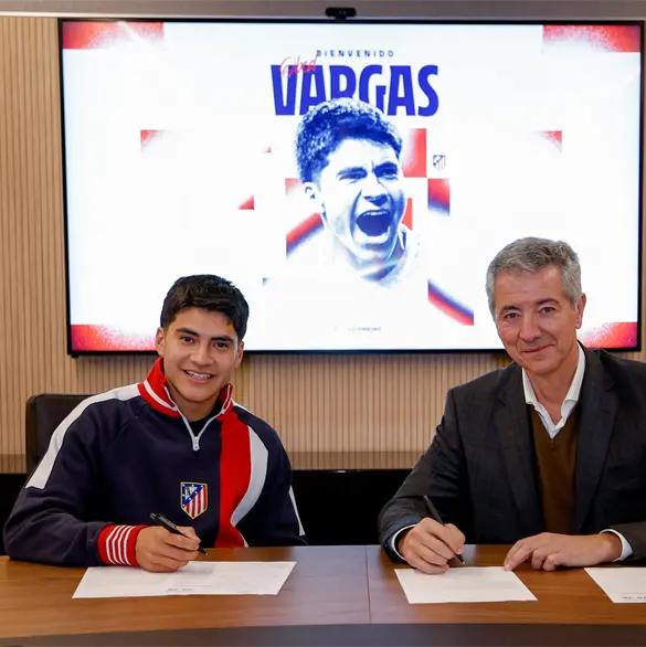 Atl&eacute;tico de Madrid present&oacute; a Obed Vargas como nuevo colchonero