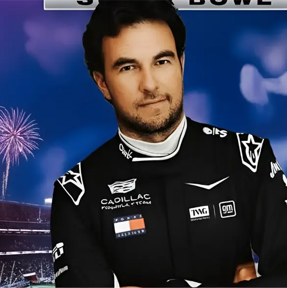 Checo Pérez estará en el Super Bowl con Cadillac y la F1 Checo Pérez estará en el Super Bowl con Cadillac y la F1