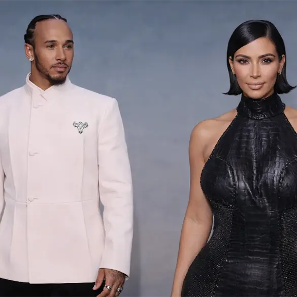 Lo que sabemos del romance de Kim Kardashian y Lewis Hamilton