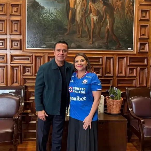 Cruz Azul se re&uacute;ne con Jefa de Gobierno &iquest;Por estadio propio en CDMX?