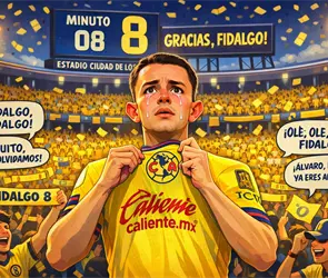 Afici&oacute;n azulcrema prepara homenaje a Fidalgo frente a Monterrey