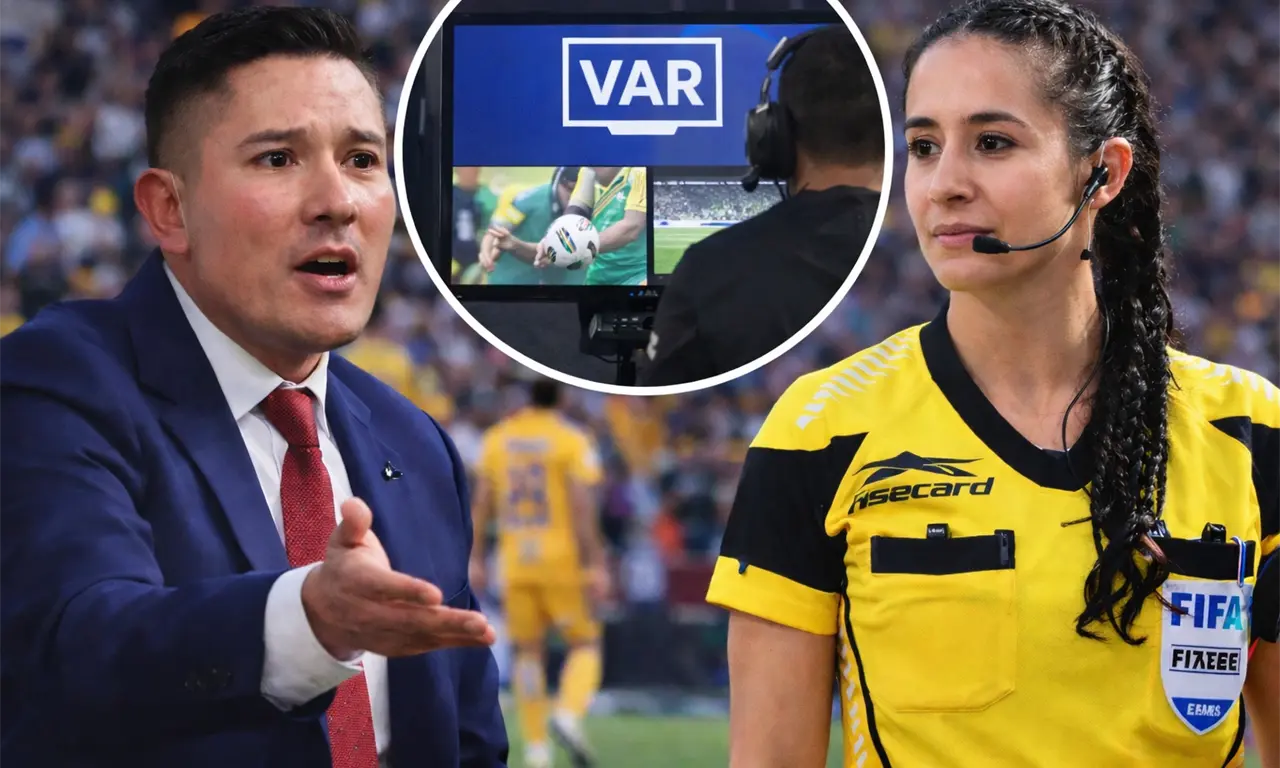  La decisión arbitral de Katia Itzel García en el Tigres vs Santos desató la polémica tras la revisión en el VAR 