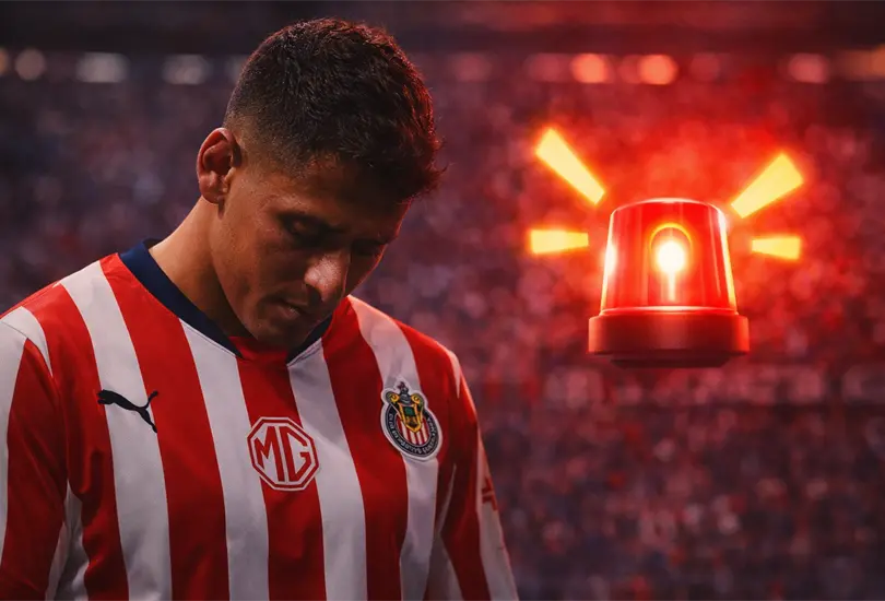 Luis Romo, mediocampista de Chivas, sali&oacute; lesionado ante Mazatl&aacute;n y todo apunta a que se perder&iacute;a partidos clave, entre ellos el Cl&aacute;sico.