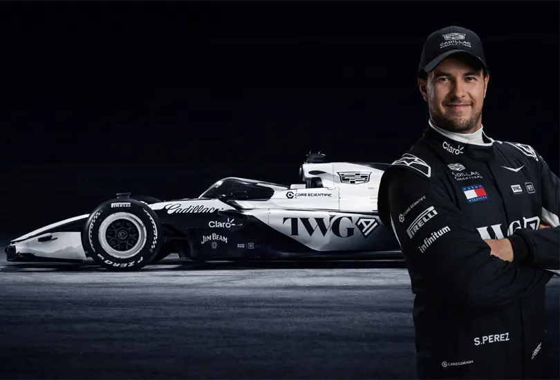 Se revel&oacute; el nuevo el auto Cadillac F1 que conducir&aacute; Checo P&eacute;rez