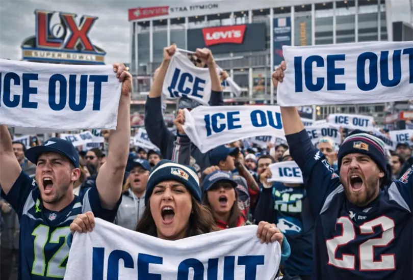Afici&oacute;n en el Super Bowl se pronuncia vs el ICE