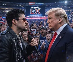 Controversia: Trump destroza la presentaci&oacute;n de Bad Bunny en el Super Bowl