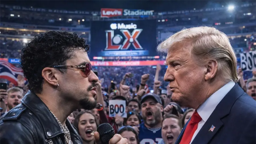 Controversia: Trump destroza la presentaci&oacute;n de Bad Bunny en el Super Bowl