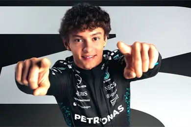 Kimi Antonelli sufre accidente a 48 horas de los test en Bahr&eacute;in