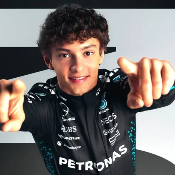 Kimi Antonelli sufre accidente a 48 horas de los test en Bahr&eacute;in