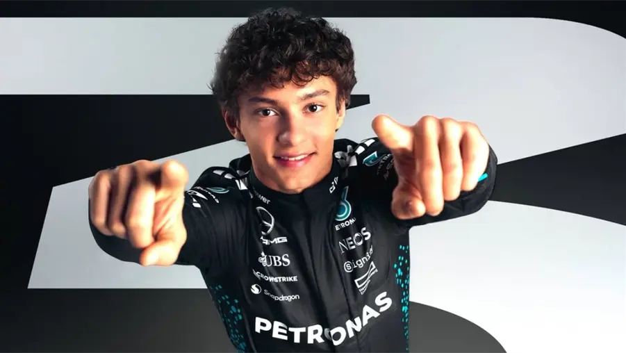 Kimi Antonelli sufre accidente a 48 horas de los test en Bahr&eacute;in