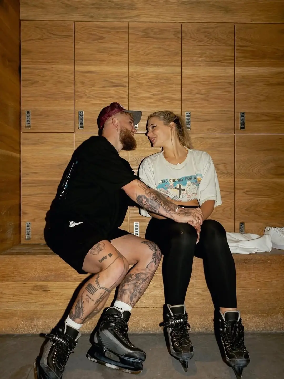 Apoyo incondicional: Jake Paul estuvo presente en las gradas de Mil&aacute;n para celebrar el oro ol&iacute;mpico de Jutta, protagonizando uno de los momentos m&aacute;s virales de los Juegos.