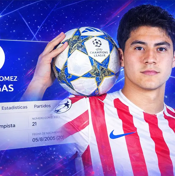 Obed Vargas jugar&aacute; la Champions League con el Atl&eacute;tico de Madrid
