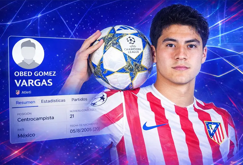 Obed Vargas jugar&aacute; la Champions League con el Atl&eacute;tico de Madrid