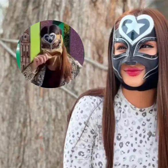 Luchadora mexicana se quita la m&aacute;scara y se vuelve viral