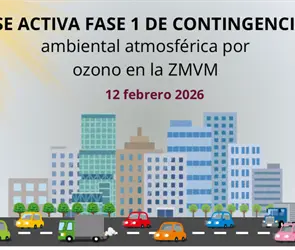 Se activa contingencia ambiental por ozono en el Valle de M&eacute;xico