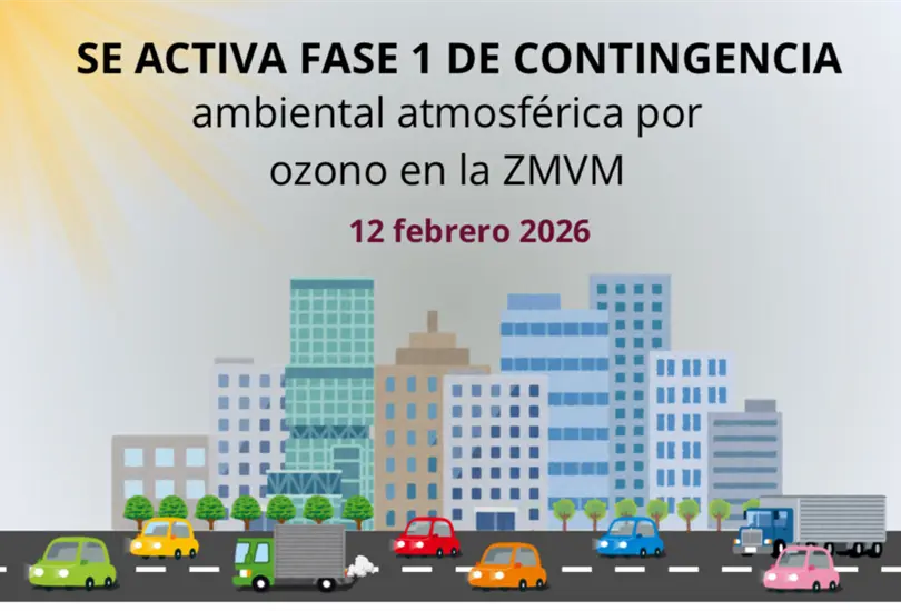 La CAMe activ&oacute; la Fase 1 de contingencia por ozono en la ZMVM; a las 20:00 horas habr&aacute; un nuevo reporte que podr&iacute;a modificar las medidas.