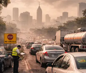 &iquest;Qui&eacute;nes no podr&aacute;n circular este s&aacute;bado por la contingencia ambiental?