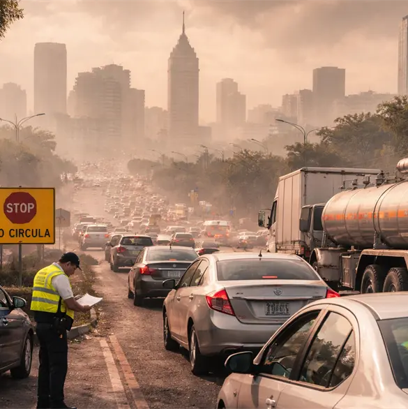 &iquest;Qui&eacute;nes no podr&aacute;n circular este s&aacute;bado por la contingencia ambiental?
