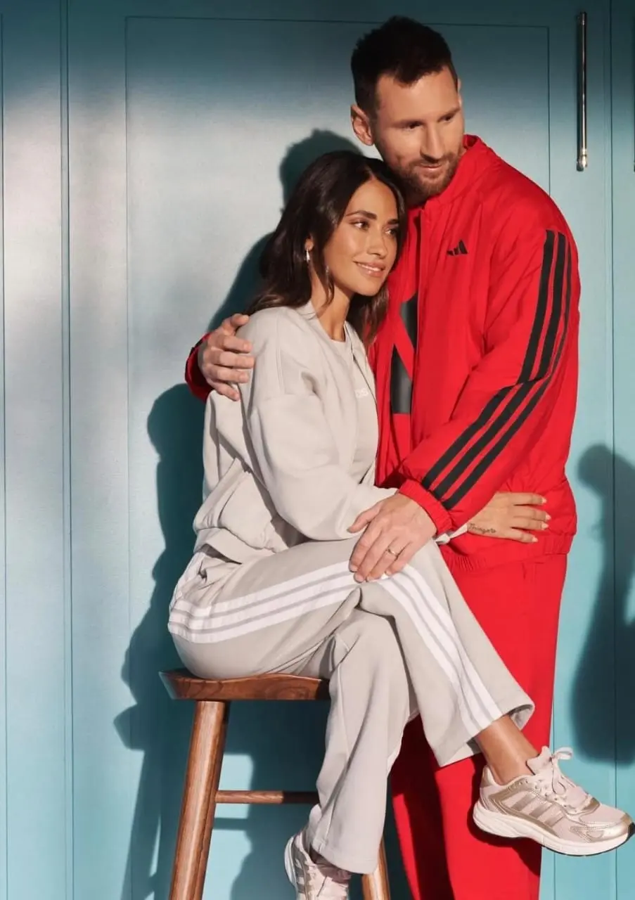 Lionel Messi y Antonela Roccuzzo<br>