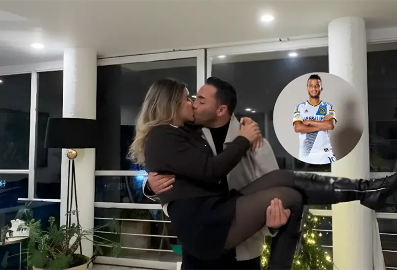 Marco Fabi&aacute;n y Fernanda Contreras.