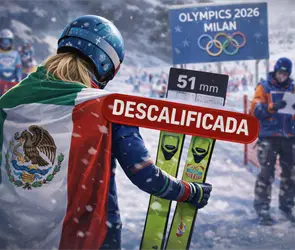 &iexcl;Descalificaci&oacute;n para M&eacute;xico en Juegos Ol&iacute;mpicos de Invierno 2026!