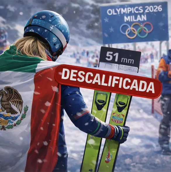 &iexcl;Descalificaci&oacute;n para M&eacute;xico en Juegos Ol&iacute;mpicos de Invierno 2026!
