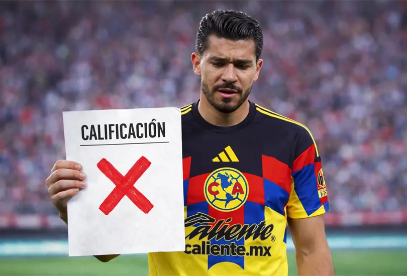 Henry Martín fue el peor calificado del clásico que América perdió 1-0 ante Chivas, según las evaluaciones de SofaScore y FlashScore. Henry Martín fue el peor calificado del clásico que América perdió 1-0 ante Chivas, según las evaluaciones de SofaScore y FlashScore.