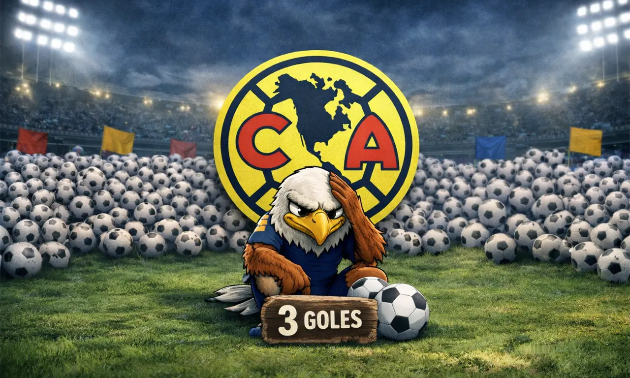  América: segundo equipo con menos goles del Clausura 2026 