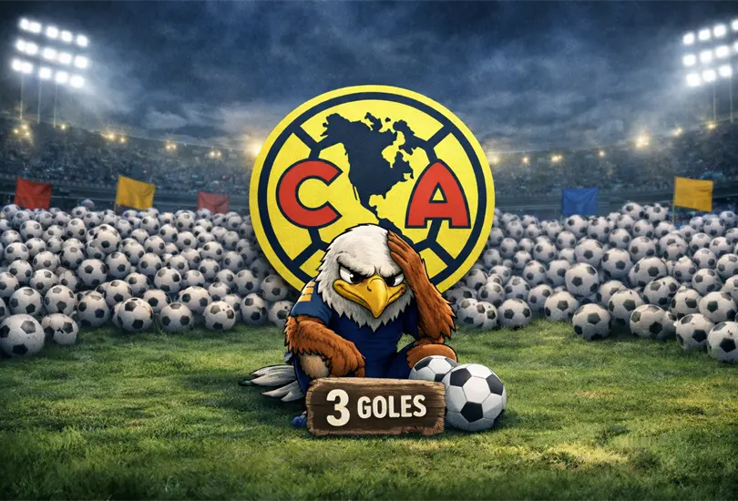 Am&eacute;rica: segundo equipo con menos goles del Clausura 2026