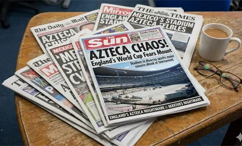 Prensa inglesa enciende las alarmas por estado del Estadio Azteca