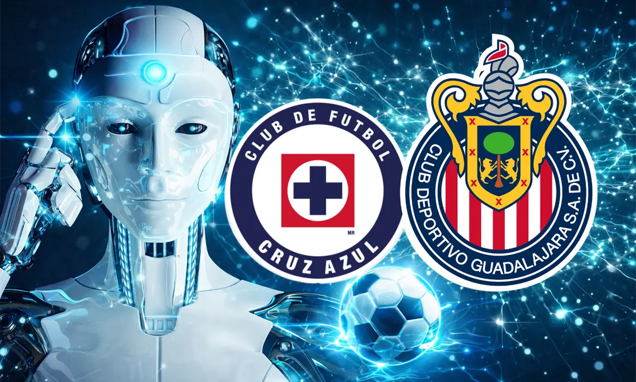  La IA anticipa triunfo rojiblanco: Chivas se proyecta vencedor 2-1 sobre Cruz Azul en el duelo de líderes del Clausura 2026 