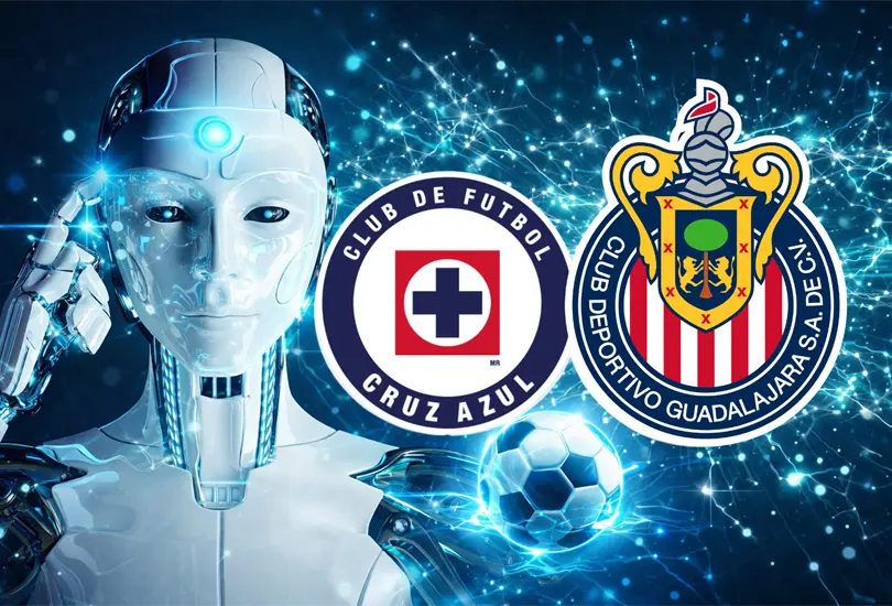 La IA anticipa triunfo rojiblanco: Chivas se proyecta vencedor 2-1 sobre Cruz Azul en el duelo de líderes del Clausura 2026 La IA anticipa triunfo rojiblanco: Chivas se proyecta vencedor 2-1 sobre Cruz Azul en el duelo de líderes del Clausura 2026