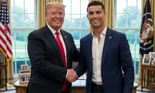 El mensaje de Trump a Cristiano Ronaldo El mensaje de Trump a Cristiano Ronaldo