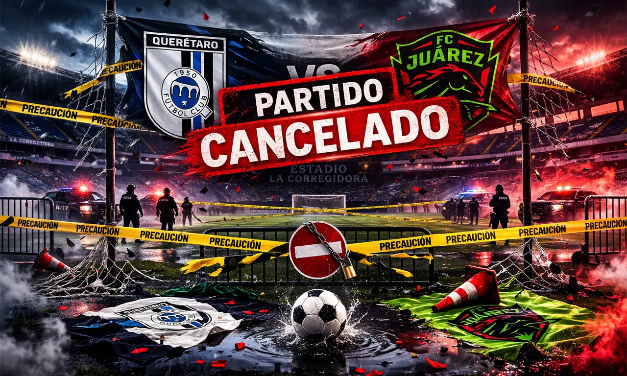  El Estadio La Corregidora esperaba el duelo, pero la Liga MX decidió reprogramarlo por seguridad. 