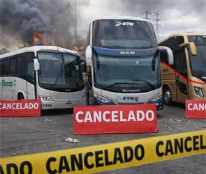 Empresas de transporte cancelan servicio tras hechos en Jalisco