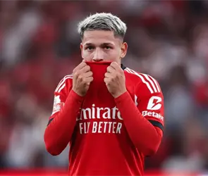 Mientras Benfica reta a UEFA, as&iacute; recibieron a Prestianni en Madrid