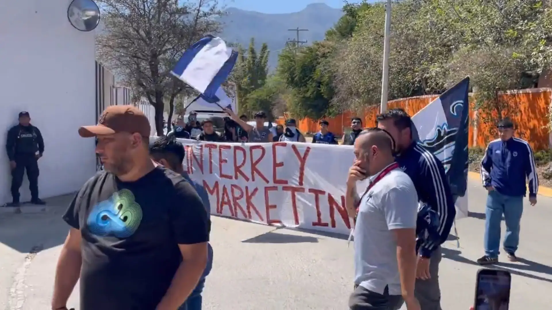 Hubo protestas en El Barrial