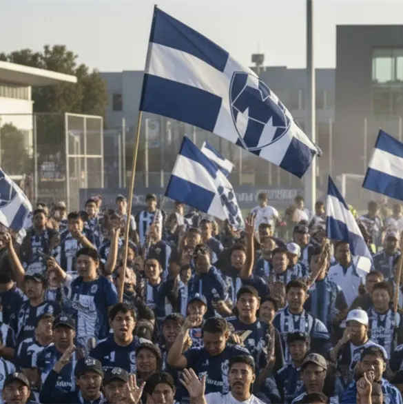 La afición se manifestó en El Barrial y Canales da la cara por Rayados La afición se manifestó en El Barrial y Canales da la cara por Rayados