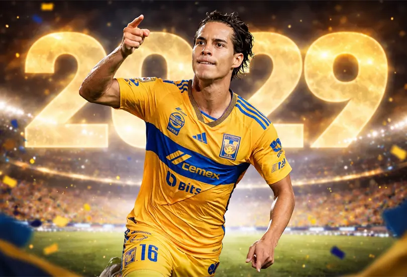 Diego Lainez renov&oacute; contrato con Tigres hasta 2029, en medio de su ausencia en la convocatoria de la Selecci&oacute;n Mexicana.