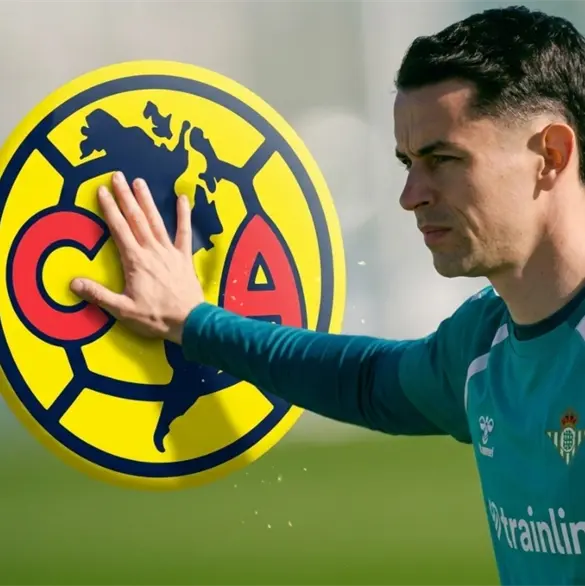 Álvaro Fidalgo le hace el feo a jugadores del América para el Betis Álvaro Fidalgo le hace el feo a jugadores del América para el Betis