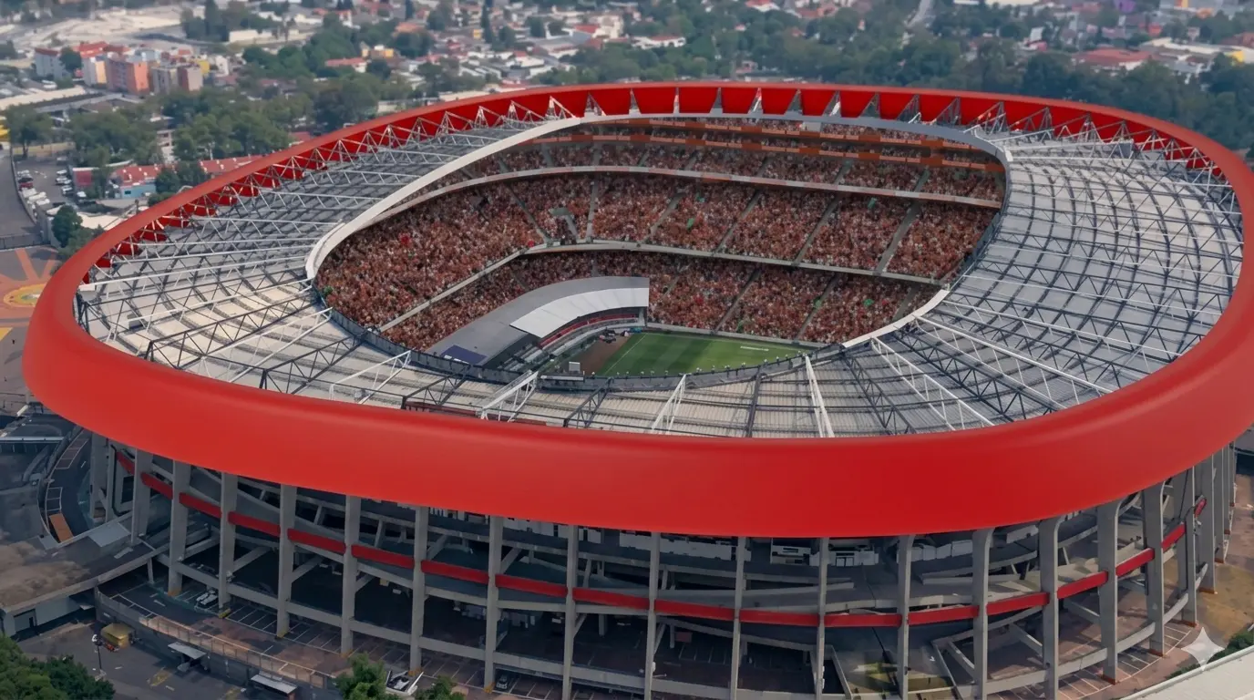  La nueva cubierta del Azteca ha recibido muchas críticas 