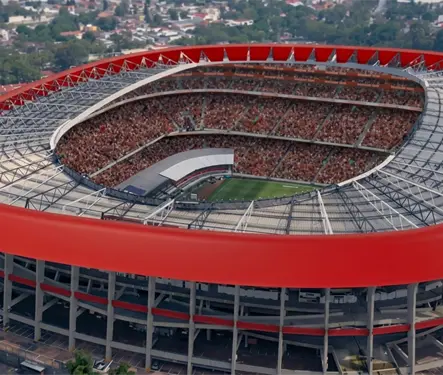 &iquest;Una lona? La pol&eacute;mica foto del Estadio Azteca que hizo arder a la afici&oacute;n