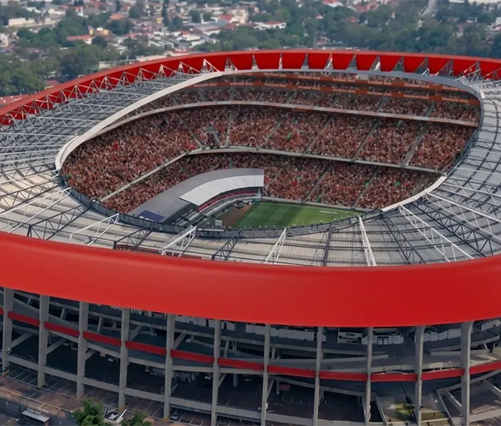 ¿Una lona? La polémica foto del Estadio Azteca que hizo arder a la afición ¿Una lona? La polémica foto del Estadio Azteca que hizo arder a la afición