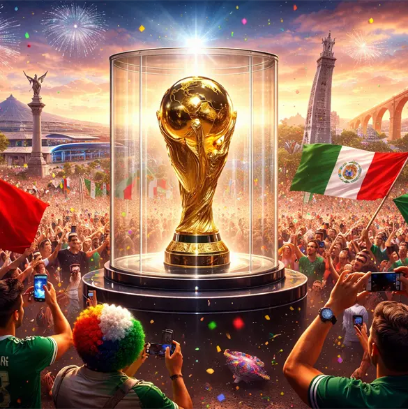 Así puedes ver la Copa del Mundo en México durante el Trophy Tour Así puedes ver la Copa del Mundo en México durante el Trophy Tour