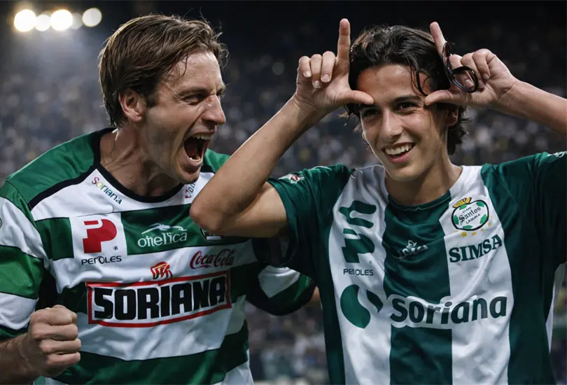 Lucca, hijo de Mat&iacute;as Vuoso, debuta con Santos