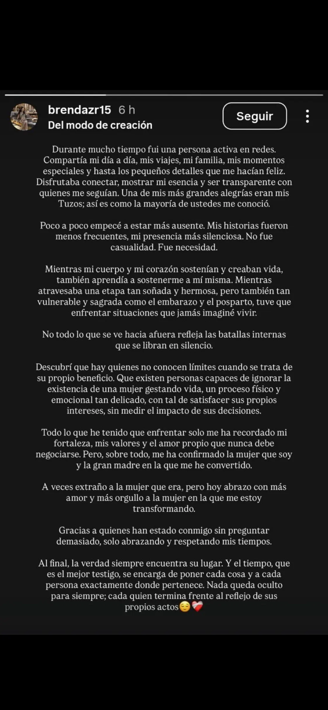 Mensaje de esposa de Malag