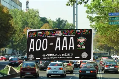 Placas del Mundial 2026 en CDMX: precio, dise&ntilde;os y c&oacute;mo tramitarlas
