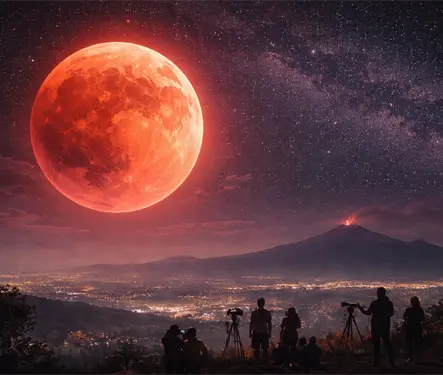 &iexcl;Prep&aacute;rate! As&iacute; podr&aacute;s ver la Luna de Sangre en marzo 2026