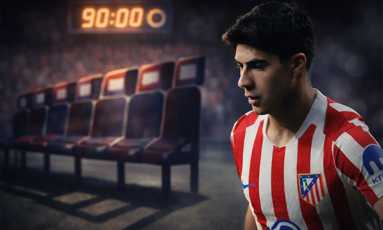  Preocupa en México la falta de minutos de Obed Vargas con el Atleti 