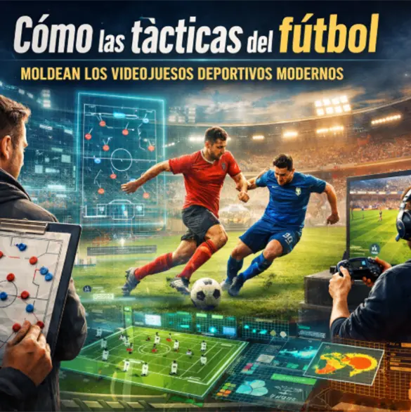 &iquest;C&oacute;mo las t&aacute;cticas del f&uacute;tbol moldean los videojuegos deportivos modernos?